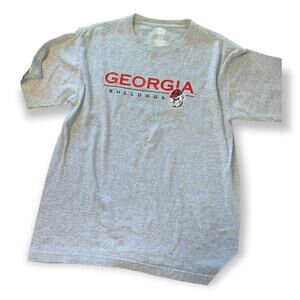 Red Oak Label Georgia Bulldogs graphic tee shirt Sz L EUC